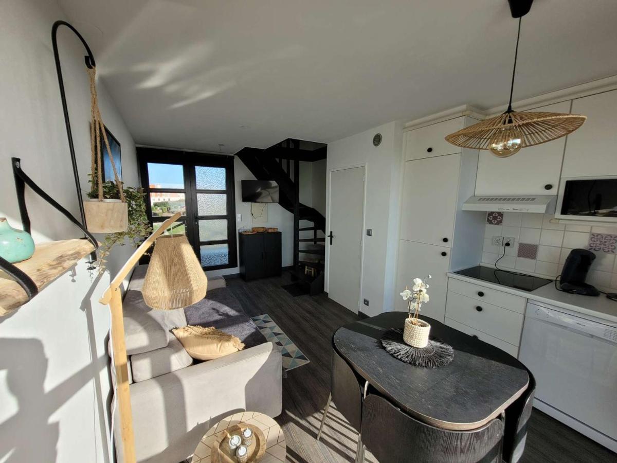 Ferienwohnung Duplex Neuf Avec Balcon Vue Mer, Parking Prive Et Wifi - 2 Pers, Proche Commerces - Fr-1-675-19 Wimereux Exterior foto